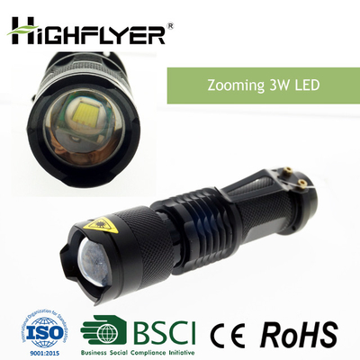 Zak die geleid flitslicht, 3W-LEIDEN hoge intensiteitsflitslicht 200LM concentreren