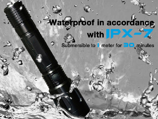 Van het de Handhavings Tactische Flitslicht IPX7 van de hoge Machtswet het Waterweerstand