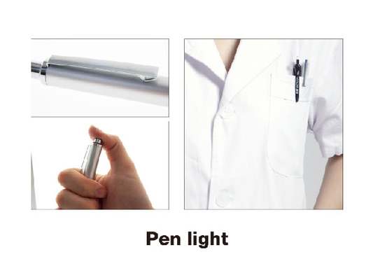 van de de batterijenstaart van de artsenpen 2*AAA diagnostiseert het de schakelaar warme licht zakflitslicht voor arts