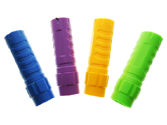 Blauwe/Oranje Plastic Aaa leidde Flitslicht, Promotie Geleide Toorts 40 Lumen