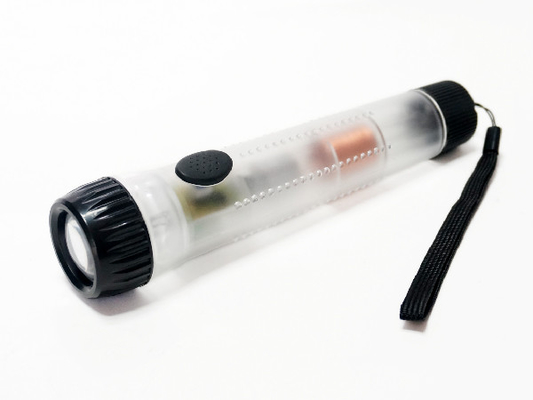 Geen Schuddende de Dynamo LEIDENE van de Batterijhand Flitslicht Waterdichte Openluchtverlichting