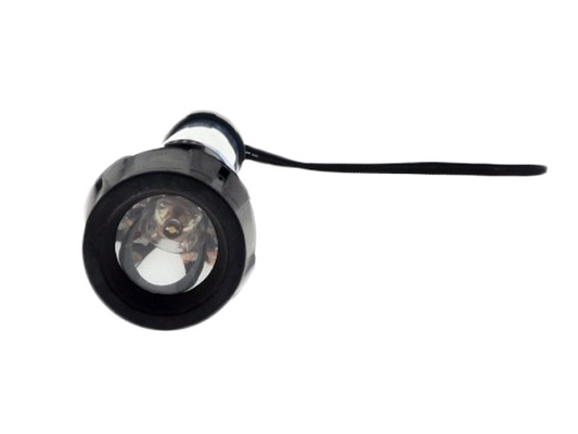 100 Lumen Zonne Aangedreven Flitslicht, ABS Plastiek Geleide Flitslichttoorts