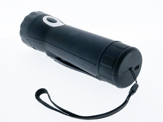 0.5W van LEIDENE van de het Flitslichtaanraking Dynamohandcrank Functie van de de Kleurenverlichting de Zwarte