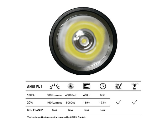 Groot Grootte ultra Helder Geleid Flitslicht, Geleid de Toortslicht van de 10 Watts Hoge Macht