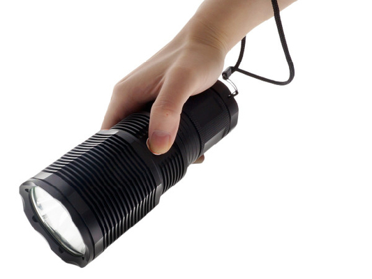 Anti Rolling 3000 Lumen Geleid Flitslicht, Navulbaar de Zakflitslicht van 10000mAh