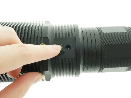 Anti Rolling 3000 Lumen Geleid Flitslicht, Navulbaar de Zakflitslicht van 10000mAh