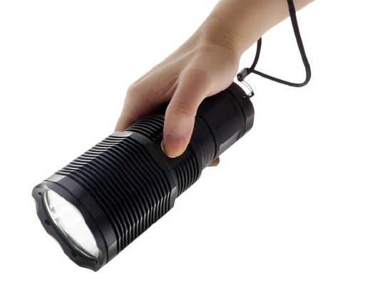 4 X 18650 Driepoot Helderste Geleide Toorts, Navulbaar Tactisch Geleid Flitslicht