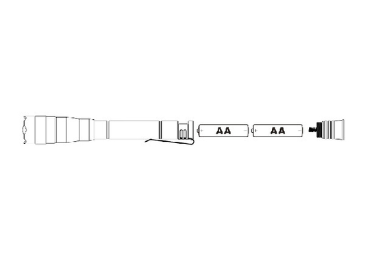Waterdicht Tactisch Penflitslicht, het Flitslicht van de de Zakpen van Projectorkeychain