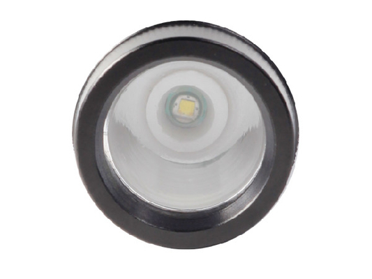 EDC het LEIDENE van Helderheidscree Flitslicht Zwarte Kleur van Keychain met Rode Filter
